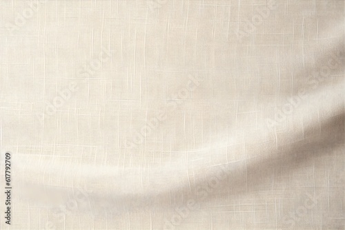 Beige sackcloth with white, primed canvas texture, woven fabric, background for crafts, Generative AI, Generative, KI