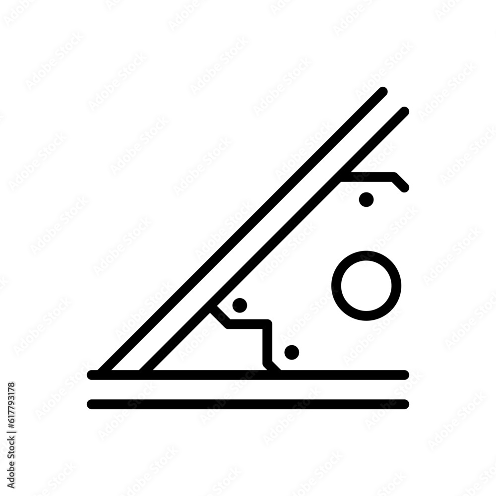 Magnet vector icon. Welder's magnet for connecting parts. Magnet vector icon. Welder's magnet for connecting parts.