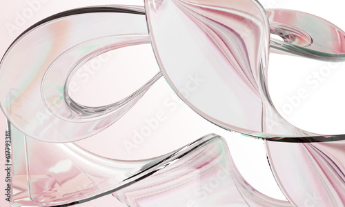 Abstract Glass Shapes Backgrounds