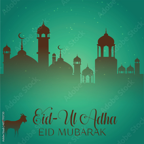 eid mubarak greeting card