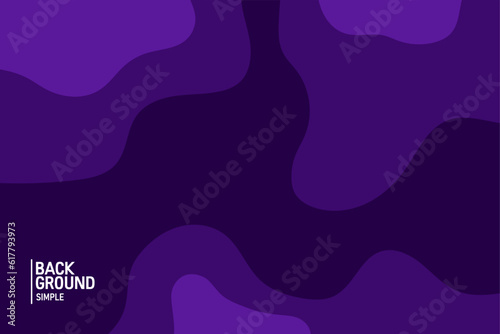 Abstract background in violet colors. Fluid banner template vector illustration.