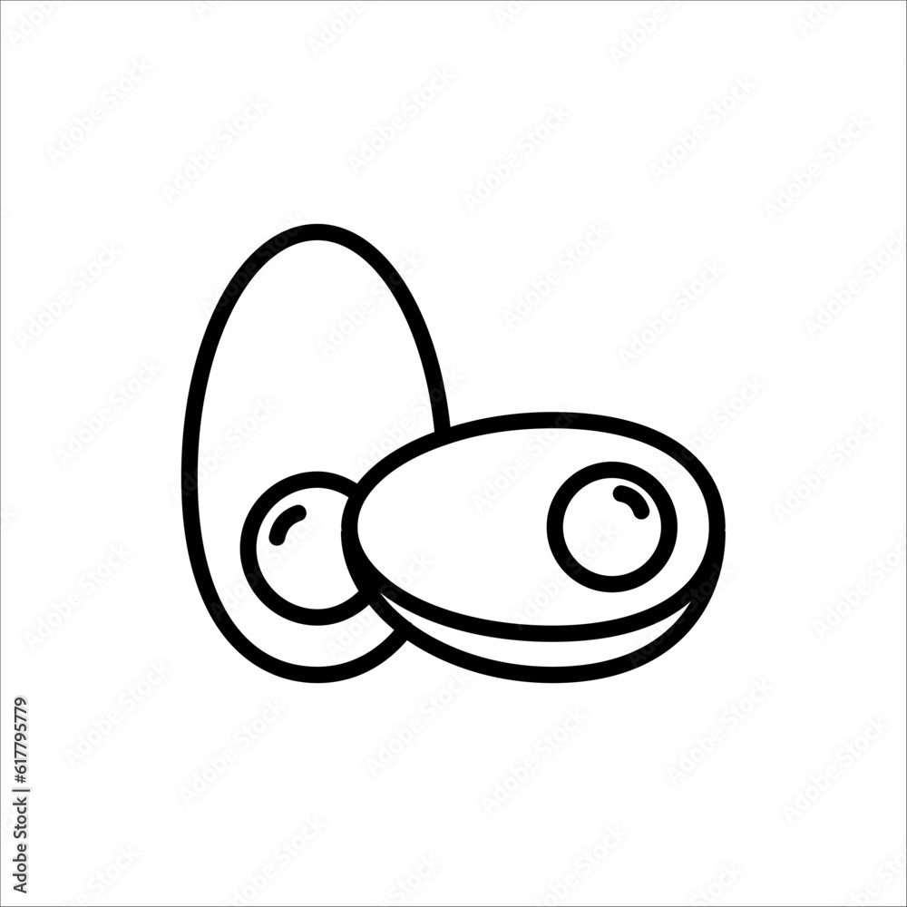 Egg Icon Vector for web design, UI,and App. Isolated on white background. Egg Icon Vector for web design, UI,and App. Isolated on white background.