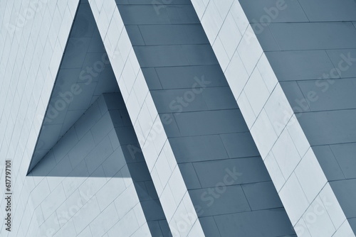 Abstract architectural detail modern facade