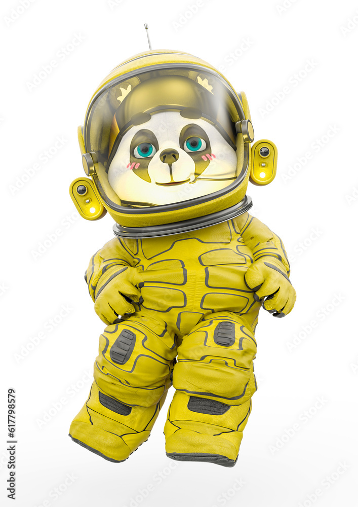 teddy bear astronaut cartoon is floating back teddy bear astronaut cartoon is floating back