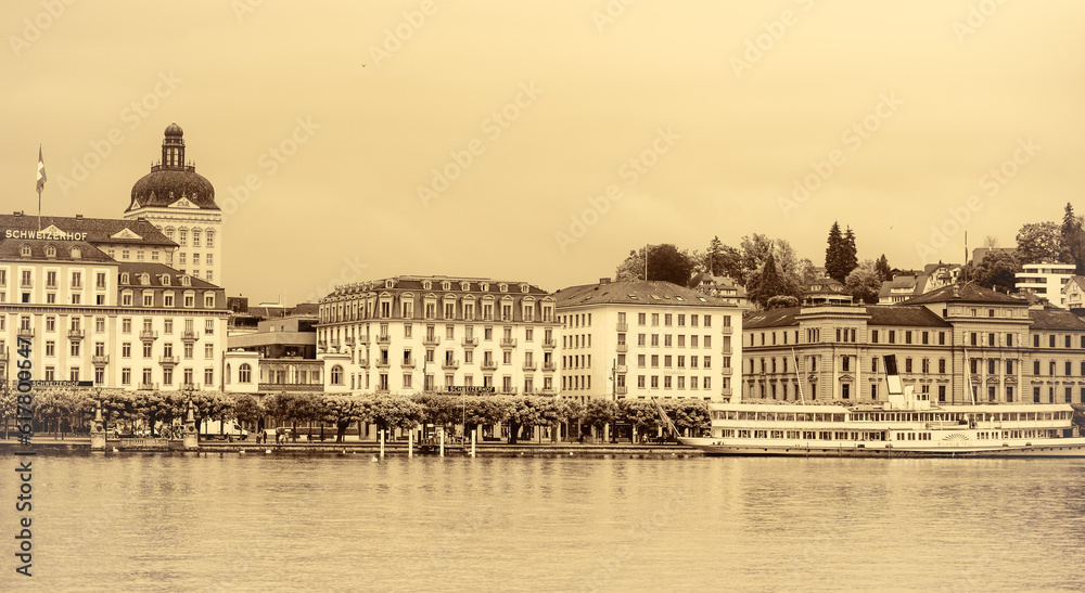 1800 sepia style photography in Luzern