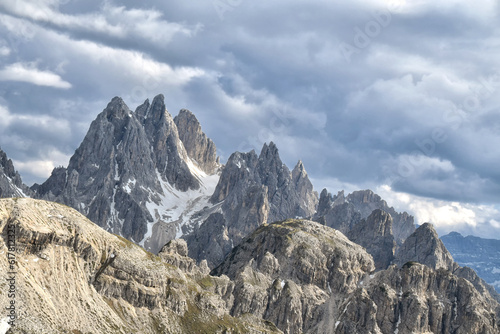 The Cadin di San Lucano seen from the Tre Cime di Lavaredo photo
