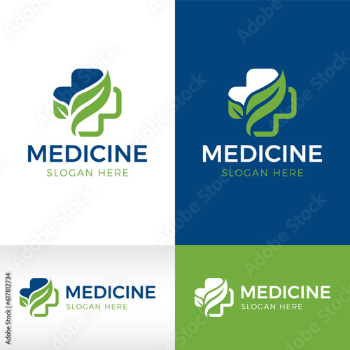 medical pharmacy logo, health care logo design vector. health logo collection