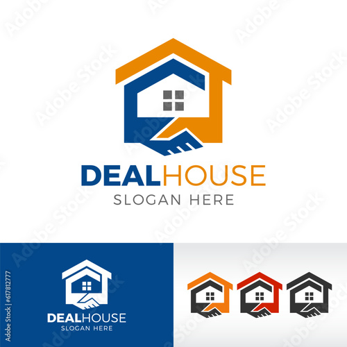 deal house logo design vector icon symbol template © SUGIYARTO