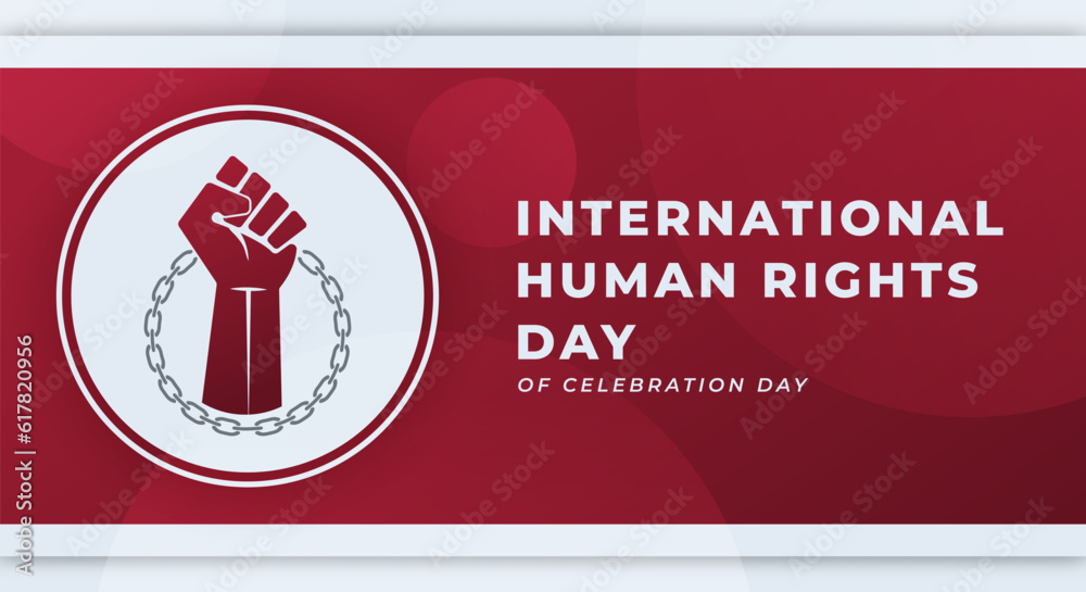 Human Rights Day Celebration Vector Design Illustration for Background, Poster, Banner, Advertising, Greeting Card