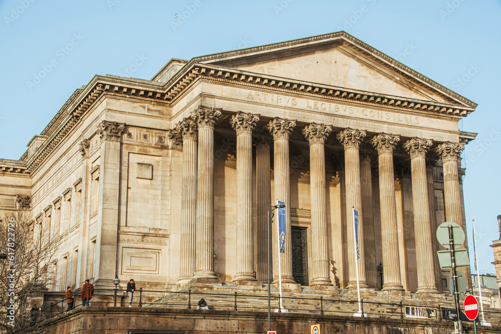 the facade of church