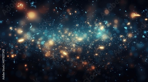 Abstract Space Particle Pattern Background