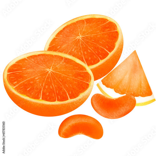 Fototapeta Naklejka Na Ścianę i Meble -  slice of orange