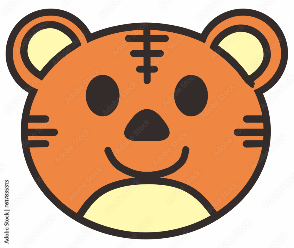 Face Animal Emoticon Vector Element Face Animal Emoticon Vector Element