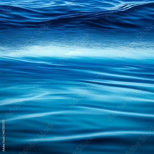 A simple and peaceful blue water background 