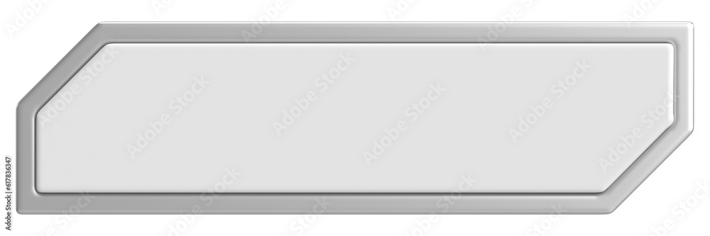 3D button. Empty button. 3D illustration. 3D button. Empty button. 3D illustration.