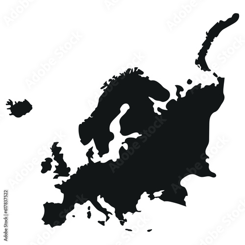 Europa, kształt kontynentu. 