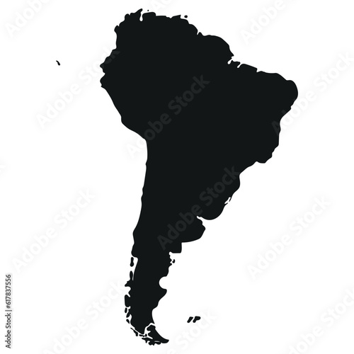 Ameryka Południowa, kształt kontynentu. 