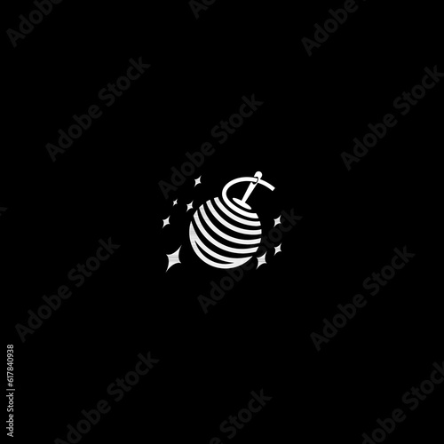 spindle spool of thread logo design