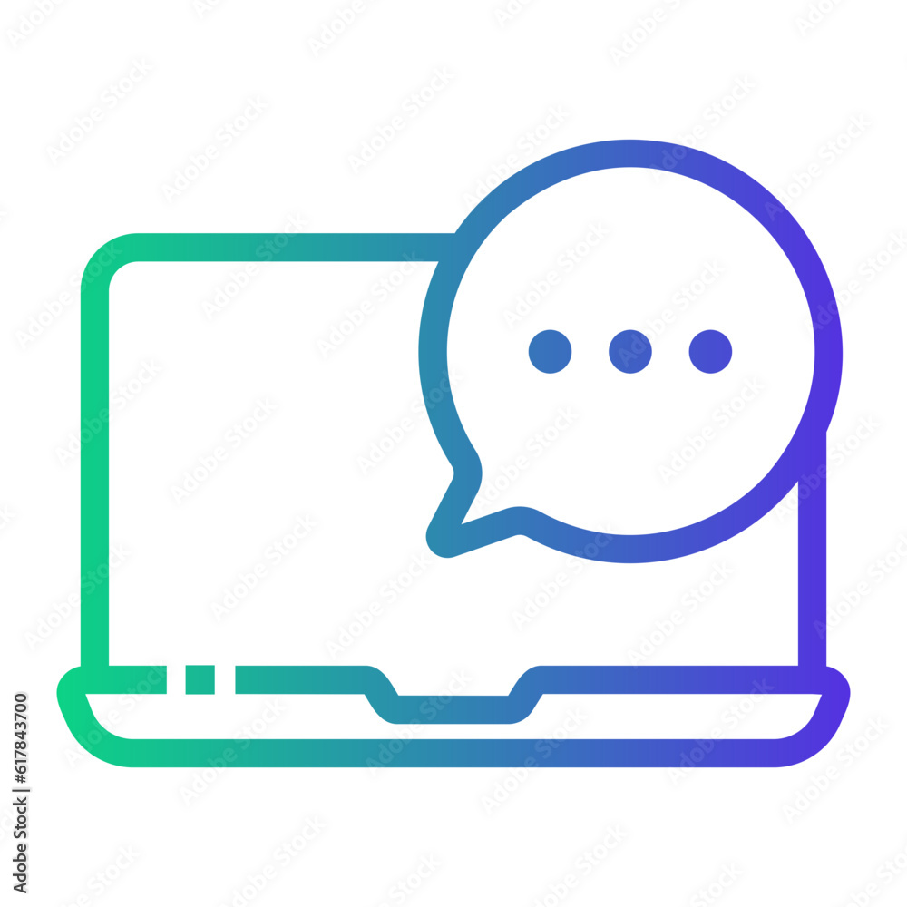 Naklejka premium message icon