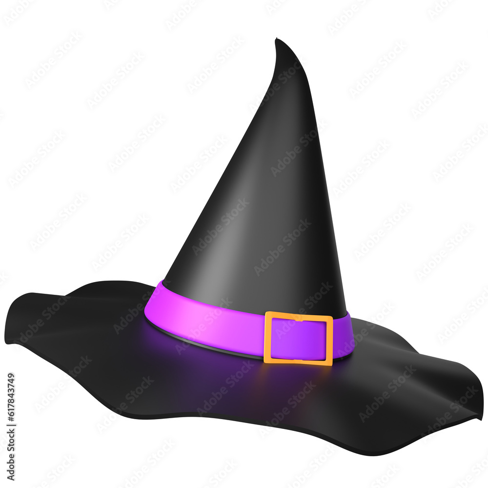 Fototapeta premium halloween witch hat