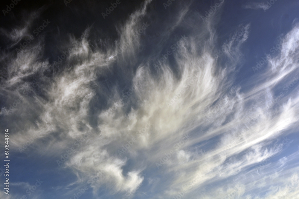 blue sky with clouds