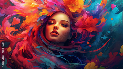 Unleashing Your Creativity: Exploring the Vibrant World of Digital Colorful Paints. Generative AI