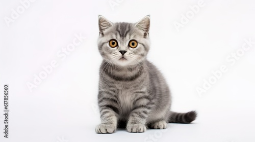 The lively and lovely pet cat is generated by artificial intelligence in the background of the world cat. 