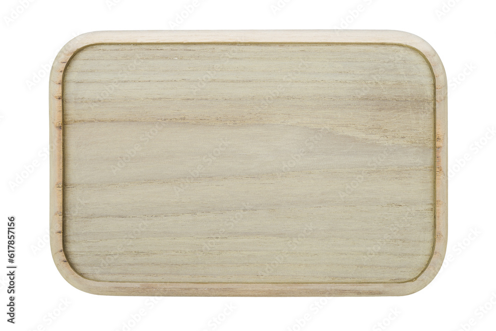 Wooden tray top view isolated background png. Wooden tray top view isolated background png.