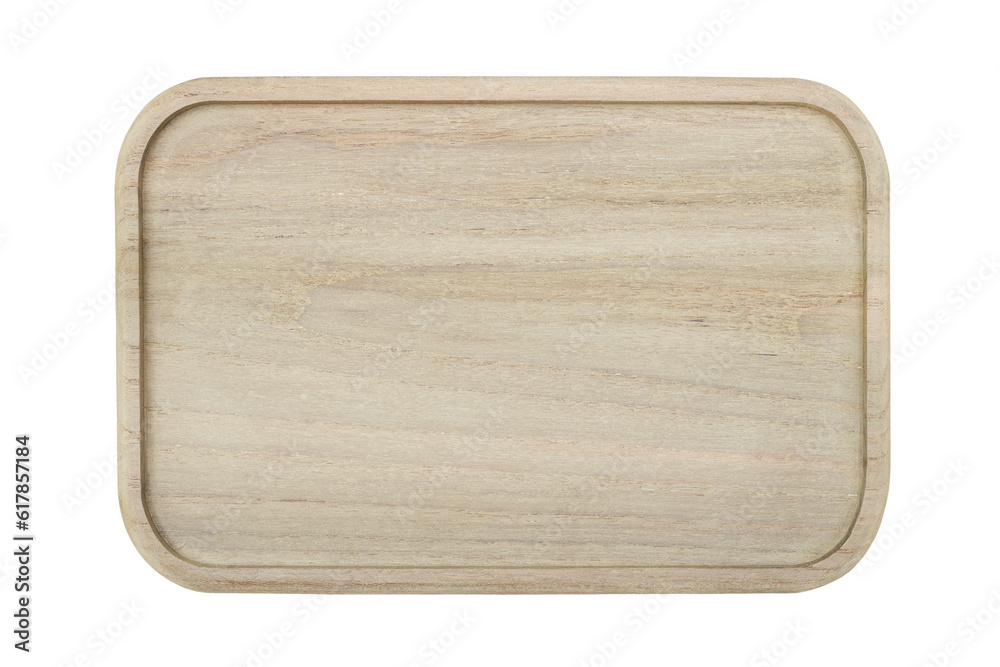 Wooden tray top view isolated background png. Wooden tray top view isolated background png.