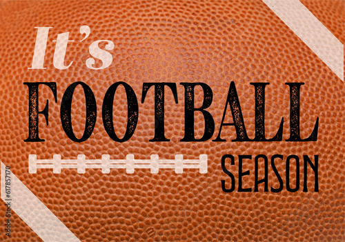 It's football season - American football