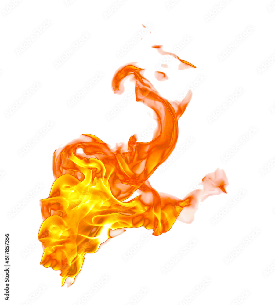Fire flame on transparent background isolated png.. Stock Illustration ...