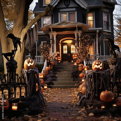 Halloween Dekoration Haus