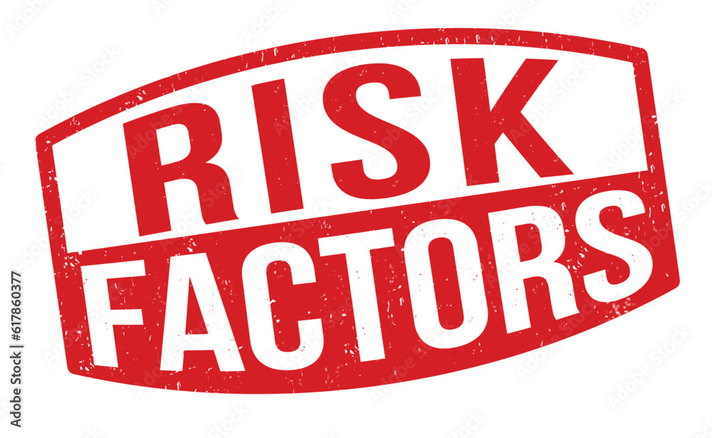 Risk factors grunge rubber stamp Risk factors grunge rubber stamp