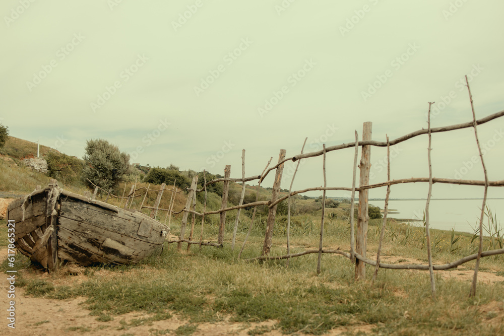Fototapeta premium old fence