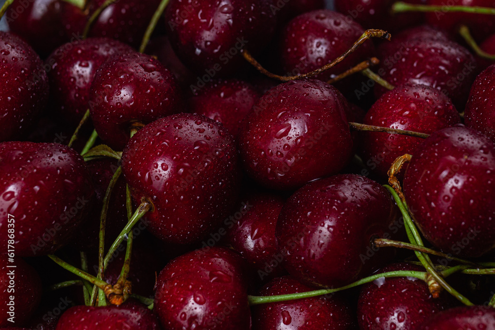 cherry close-up. cherry macro cherry close-up. cherry macro