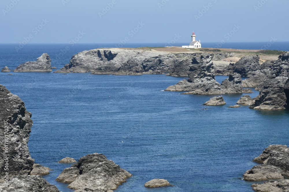 Φωτογραφία Phare des Poulains, Belle île en mer, Bretagne, France