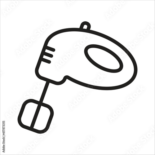 hand mixer icon simple design art eps 10