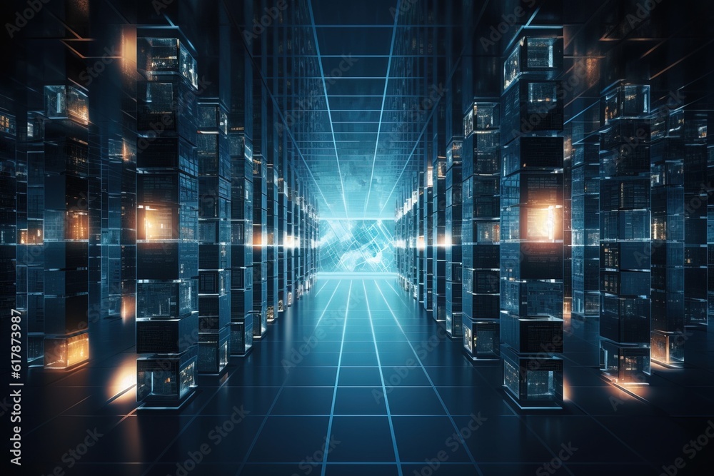 Concept of digital world, neural networks, virtual reality and metaverse. Generative ai image. Concept of digital world, neural networks, virtual reality and metaverse. Generative ai image.