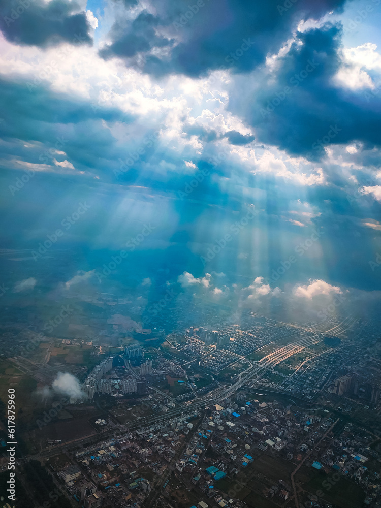 above the clouds