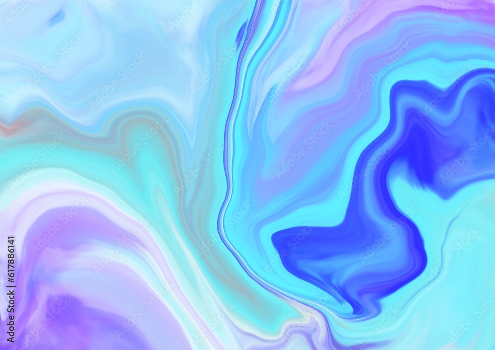 Obraz premium abstract background with flowing lines with psychedelic blue purple colours