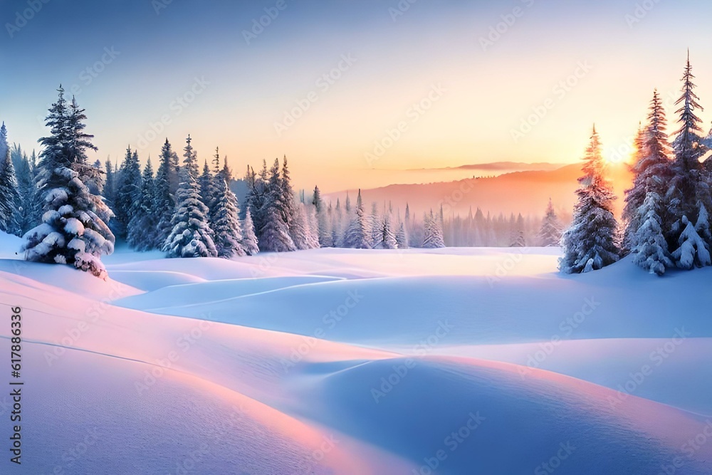 sunrise in the mountains Generative AI sunrise in the mountains Generative AI