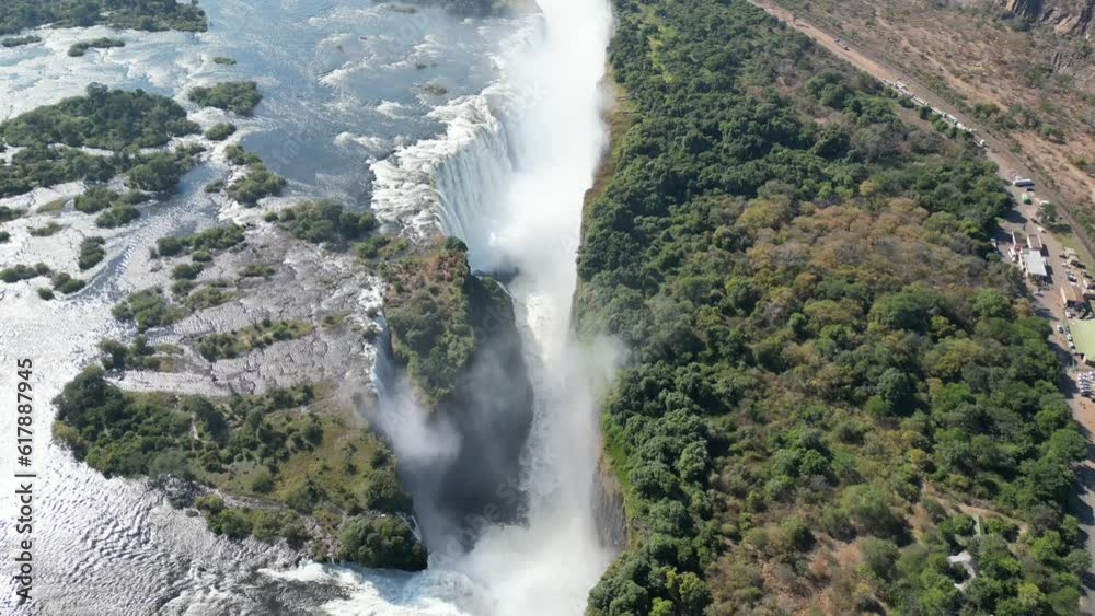 Aerial View of Victoria Falls, Zimbabwe Aerial View of Victoria Falls, Zimbabwe