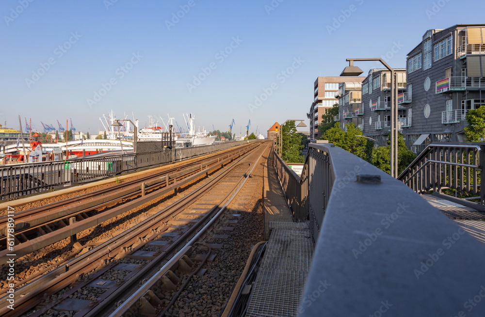 Fototapeta premium U-Bahn Station Baumwall
