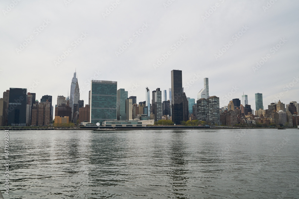 View of Manhattan from Brooklyn. 
