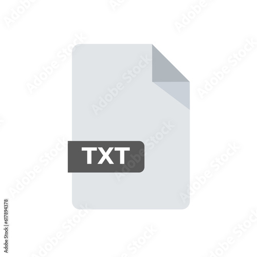 txt file vector icon