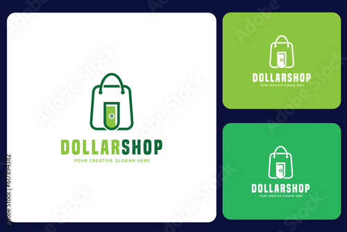 Dollar Shop Logo Design Template