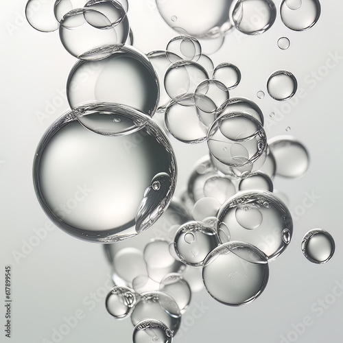 Minimalistic Bubble Background for Graphic Design