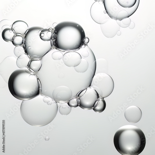 Minimalistic Bubble Background for Graphic Design