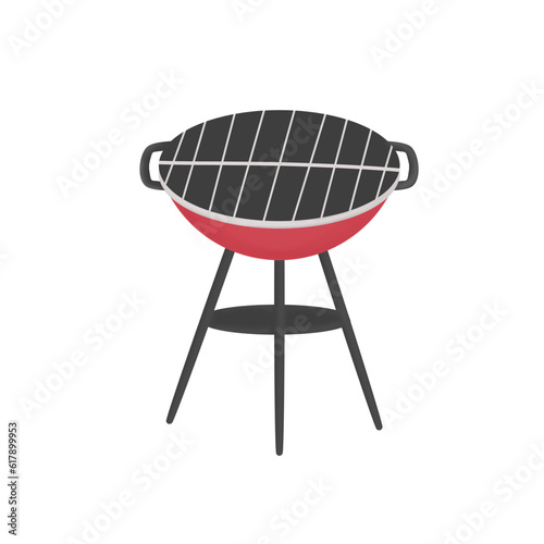 barbecue grill isolated on white background