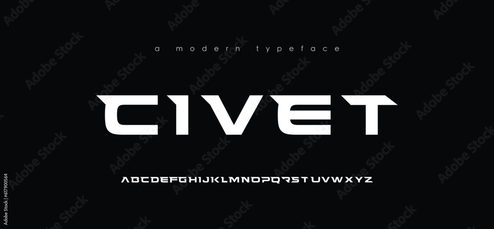 Modern minimal abstract alphabet fonts. Typography technology, electronic, movie, digital, music, future, logo creative font. vector illustration Modern minimal abstract alphabet fonts. Typography technology, electronic, movie, digital, music, future, logo creative font. vector illustration